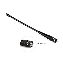 Retevis SMA-F 2 Way Radio Antenna,144/430Mhz Dual