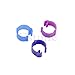 Amrka 100Pcs 8mm Chicken Hen Pigeon Leg Poultry Bird Dove Chicks Duck Parrot Clip Rings Band