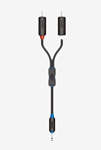 UltraProlink UL103-0150 3.5mm 1.5m 2RCA Audio Cable with Spacer (Black)