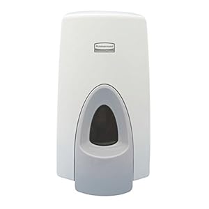 Rubbermaid FG450017 Manual Foam Dispenser – White, 2.6″ x 2.066″ x 2.066″
