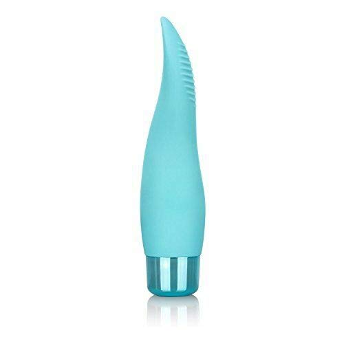 Flicker Silicone Vibrator Waterproof Blue - Thumbnail 5