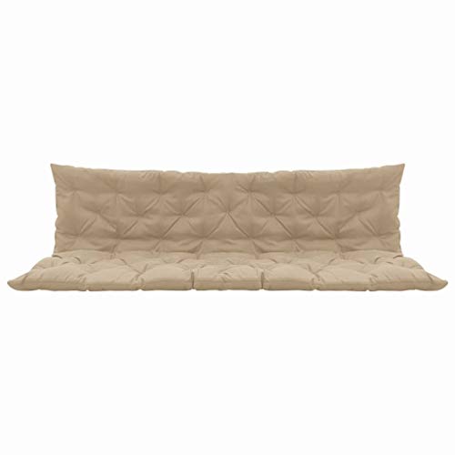 Vigleco Auflage für Hollywoodschaukel Beige 180 cm Stoff – Bild 4