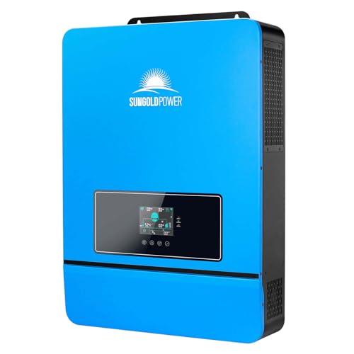 SUNGOLDPOWER 10000W 48V Solar Inverter, Split Phase Built-in 2 MPPTs, Max 200A…
