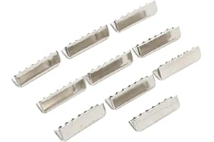 10pcs/lot Metal Belt Buckle End Tip for Cotton Webbing Tag Bag Belt Key Fob Chains