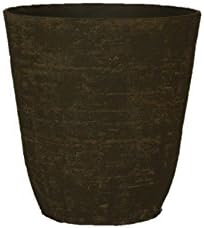 Stone Light Antique AT Series Cast Stone Planter (Pack of 2), 13.5 by 15", Sandal Wood