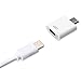 Apple Lighting 8-Pin Cable to MicroUSB converter - Iphone 5/6/6s cable to charge Android, Kindle etc.