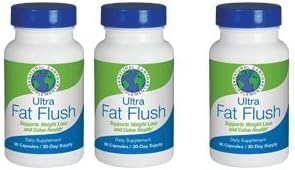 New Ultra Fat Flush | All Natural Dietary Supplement Cleanses and Supports Thermogenic Weight Loss & Colon Health | Plant-Based Formula |Increase Energy Levels & Flush Fat | 90 Day Supply