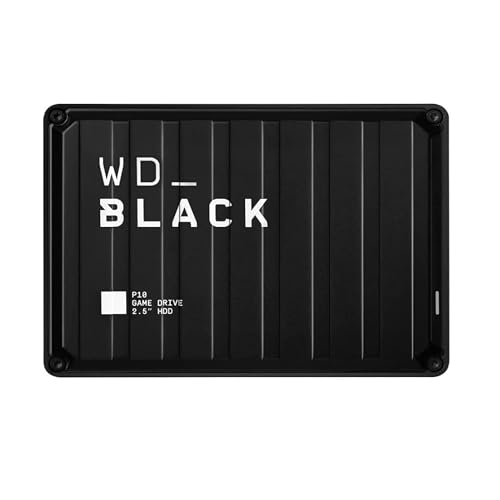 WD_BLACK 4TB P10 Game Drive, Portable External Hard Drive, Works with Playstation,