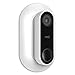 Aobelieve Wall Plate with 35-Degree Wedge for Nest Hello Video Doorbell, White