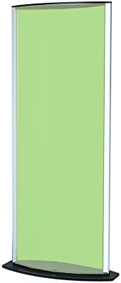 Testrite Visual Office Tradeshow Display Convex Poster Signholder, 22"x56", Silver