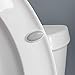 BEMIS 1800EC 346 Plastic Toilet Seat with Easy Clean & Change Hinges, ELONGATED, Biscuit/Linen