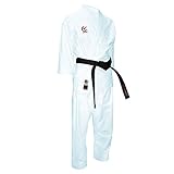 WKF Karate Competition Approved Snap Effect White
