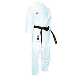 WKF Karate Competition Approved Snap Effect White