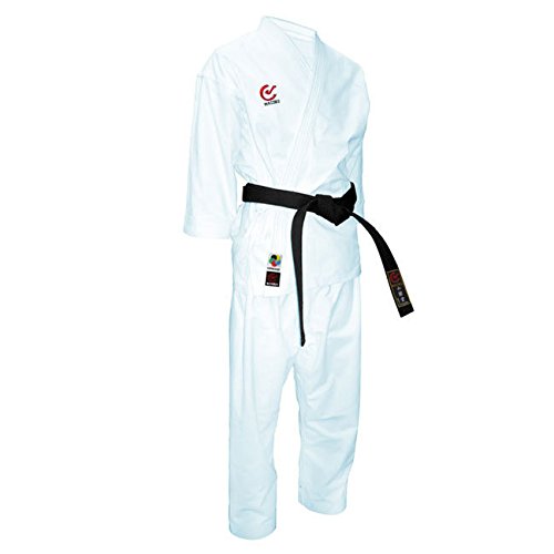 WKF Karate Competition Approved Snap Effect White