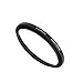 Fotodiox Metal Step Up Ring, Anodized Black Metal 58mm-62mm, 58-62 mm
