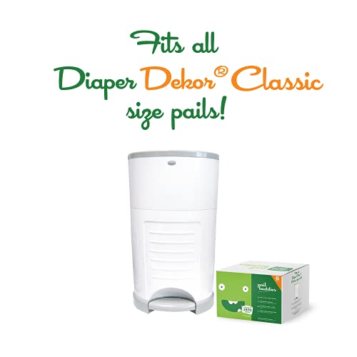 Pail Buddies Diaper Pail Refills 6 Count Compatible with Dekor