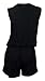 eVogues Plus size Deep V-Neck Sleeveless Romper Made in USA