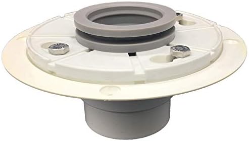 Novalinea - PVC Shower Drain Base and Flexible Coupling for Linear Drain Installation