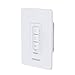 Smart Dimmer Switch for Dimmable Lights, TESSAN WiFi Dimmer Switch Compatible with Alexa and Google Assistant, Single-Pole, Neutral Wire Required, Programmable Timer Schedule Wall Switch - White
