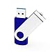 USB Flash Drive 64GB 4 Pack USB 3.0 Thumb Drive, JUANWE Jump Drive Storage Memory Stick Swivel Design (Blue,Green,Red,Black)