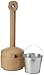 Justrite 26806B Personal Smokers Cease Fire Polyethylene Cigarette Butt Receptacle, 1 Gallon Capacity, 11" OD x 30" Height, Adobe Beige primary