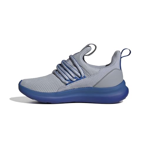 Adidas Unisex-Kids Lite Racer Adapt 7.0, Halo Silver/Bright Royal/Semi Lucid Bl…