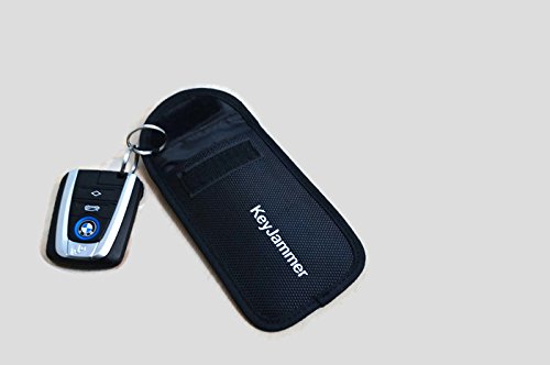 Key Jammer RFID blocker for car keys. Pack of 2 RFID signal blocker case pouch to help prevent car theft for keyless go cars
