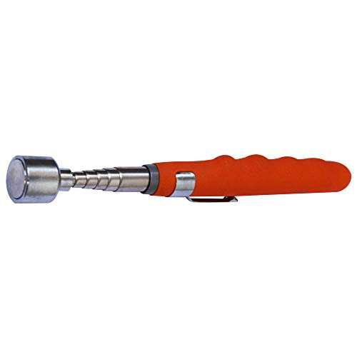 HARDK Telescoping Magnetic Pick Up Tool Extendable 31" 20 lb Telescopic Magnet Stick Pull Capacity Small Metal Extends Tools