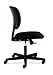 HON Volt Task Chair - Armless Office Chair for Computer Desk, Black (H5703)