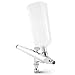PointZero Dual Action Gravity-Feed 20cc and 40cc Airbrush Set with 3 Nozzle Sets (0.2, 0.3, & 0.5mm Needles Fluid Tips and Air Caps)