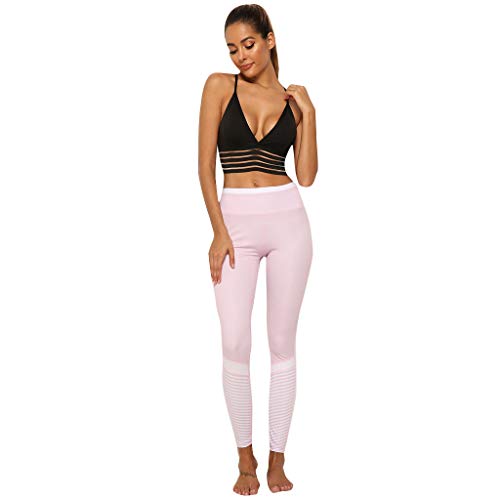 Iusun Womens Yoga Pants Contrast Color 
