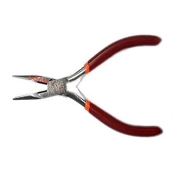 Edox Taparia 4.92 inch 125 mm Lineman Long Nose Mini Pliers Dip Coated Sleeve