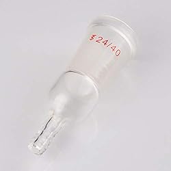 StonyLab Glass Straight Inlet Adapter with 24/40
