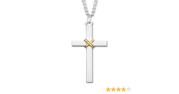 Men's Sterling Silver Cross Pendant 
