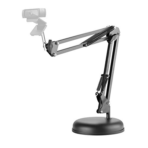 Neewer Adjustable Desktop Suspension Boom Scissor Arm Stand Holder with Base for Logitech Webcam C922 C930e C930 C920 C615