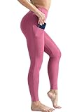 Cadmus Womens High Waist Yoga Leggings,Tummy Control,Workout Pants for Women w Side Pockets