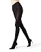 MeMoi Boston Ribbed Cotton Tights for Women, Cozy Sweater Tights, Warm and Durable Womens Tights, Black Medium/Large