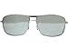 G&G Mirror Aviator Square Sunglasses Chrome Deluxe Spring Hinge
