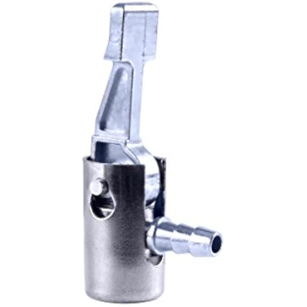 1/4 Lock On Air Chuck Mini Compressor Portable Tire Inflator Hose End