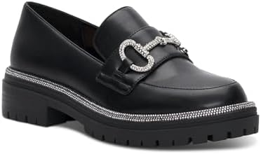 Amazon.com | Anne Klein Centric Black 7 M | Loafers & Slip-Ons
