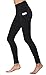 Women's High Waist Yoga Pants With Side & Inner Pockets Tummy Control Workout Running 4 Way Stretch Sports Leggings