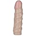 Doc Johnson Vac-U-Lock - Raging Hard-Ons - 6 Inch Dong (5.9 in. Long and 1.5 in. Wide) - F-Machine and Harness Compatible Dildo - Great For Pegging - Vanilla