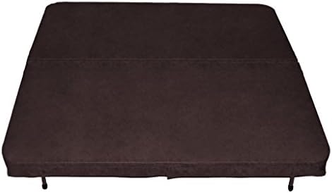 Core Covers CVR84x84WT Spa Cover, 84" x 84" x 4", Vinyl Walnut