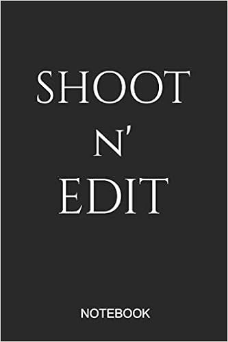 Shoot N Edit Notebook 6x9 110 Pages Checkered Shooting Journal For Photographers Publishing Photography Amazon Fr Livres
