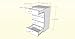 Nexera 221503 5-Drawer Chest, White