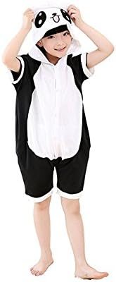 Dobelove Children Animal Cosplay Costume Onesie Summer Shorts Sleepwear (110, Panda)