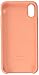 Apple Silicone Case (for iPhone X) - Peach