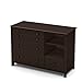 South Shore Convertible Changing Table with Storage Drawers and Removable Changing Station, Espresso