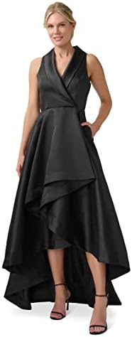 Amazon.com: Adrianna Papell Women's Jersey Twist Tuxedo Gown, Black, 8 :  Clothing, Shoes & Jewelry