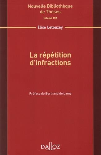 La répétition d'infractions